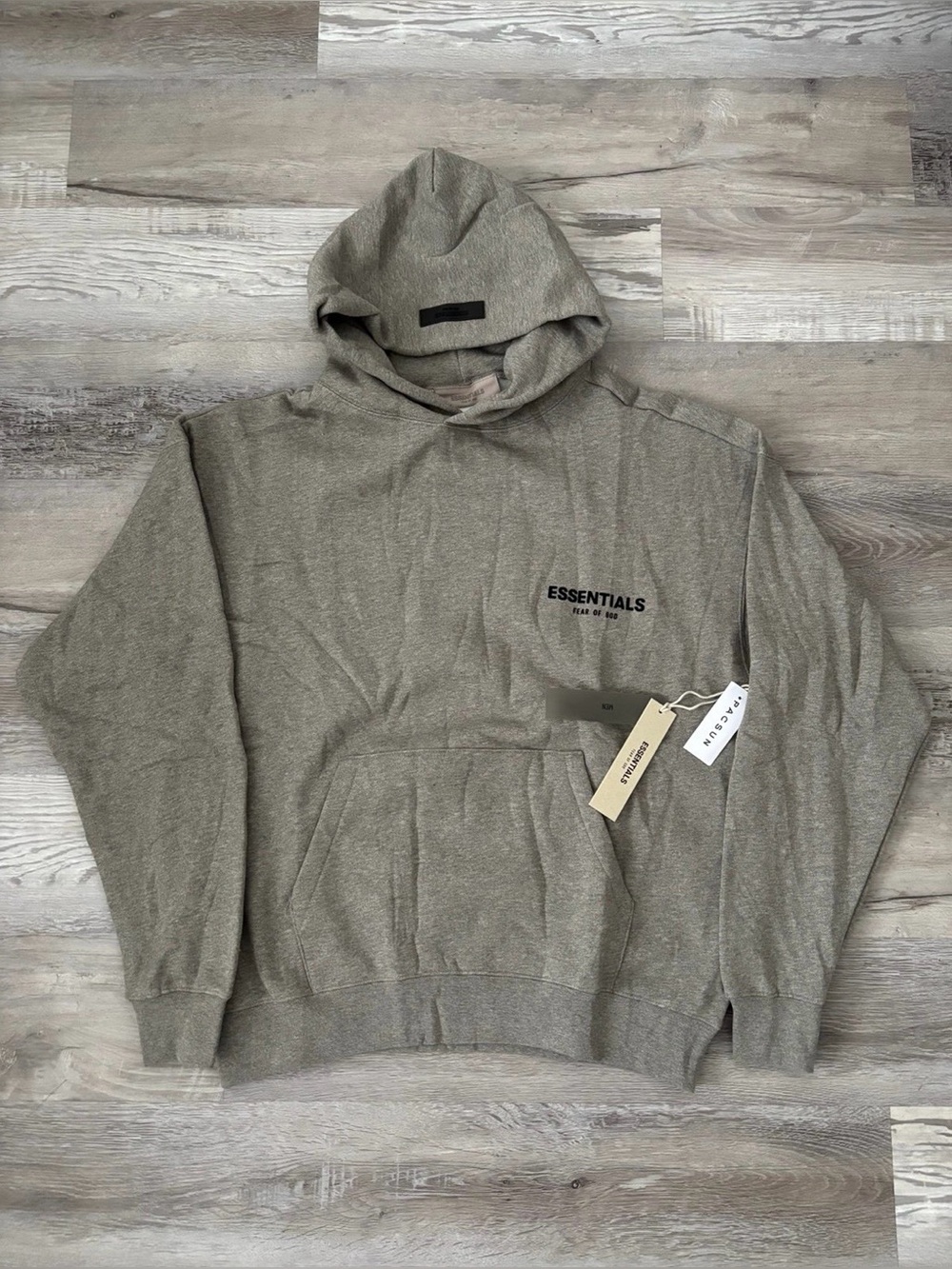 Fear Of God Essentials Dark Oatmeal Hoodie